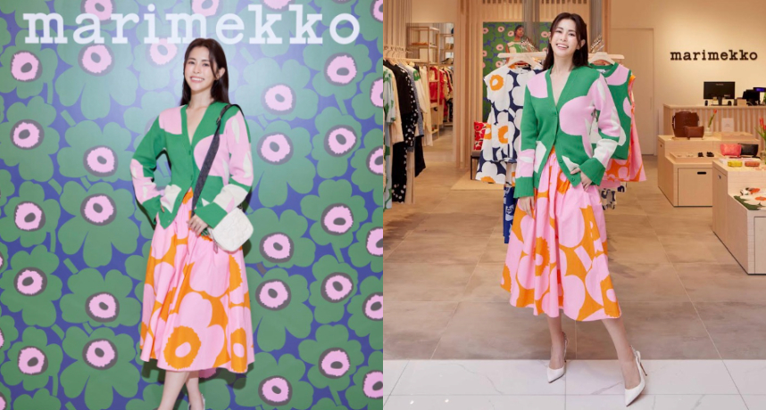 Marimekko 台北SOGO復興館專門店開幕 任容萱俏麗登場 展演2024春夏全新系列